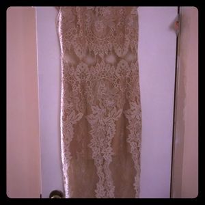 Long dress past the knee